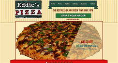 Desktop Screenshot of eddiespizza.com